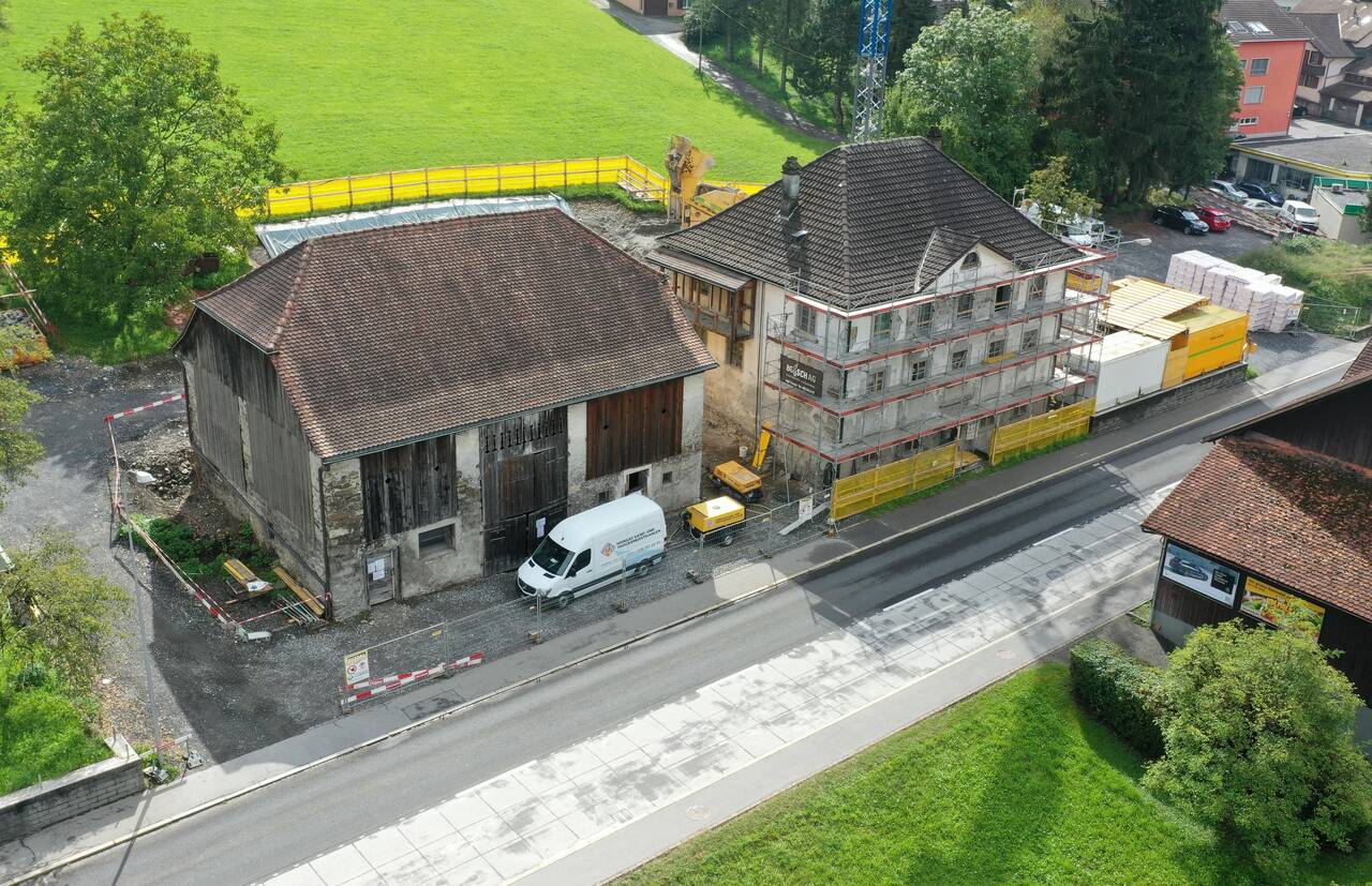Hagenhaus in Nendeln vor Baustart