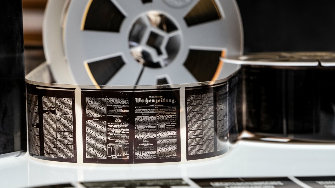 Mikrofilm im Liechtensteinischen Landesarchiv | © Amt für Kultur, Liechtensteinisches Landesarchiv / Vaduz