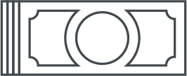 Symbolbild: Icon einer Banknote