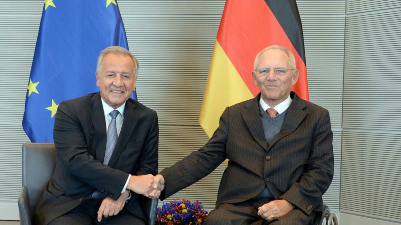 Landtagspräsident Albert Frick und Bundestagspräsident Wolfgang Schäuble | © Deutscher Bundestag / Achim Melde