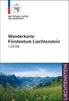 Titelblatt Wanderkarte Fürstentum Liechtenstein