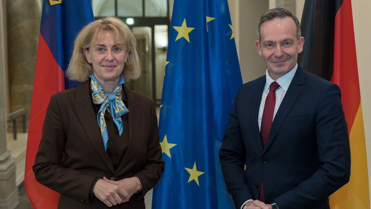 Ministerin Graziella Marok-Wachter mit Bundesminister Dr. Volker Wissing