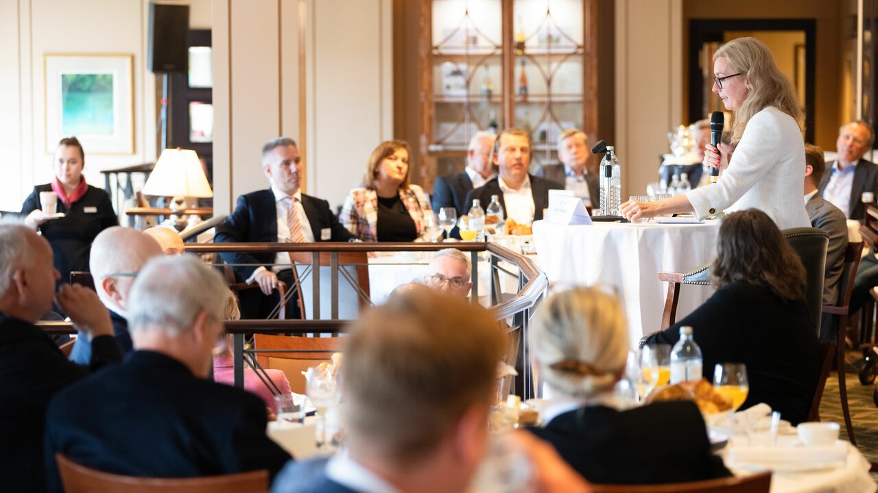 Impulsvortrag beim CDU-Wirtschaftsrat. (© Hans-Christian Plambeck)
